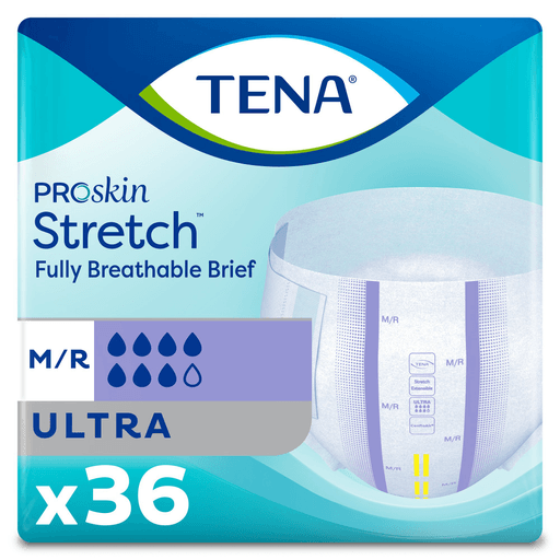 Tena® ProSkin Stretch™ Ultra Incontinence Brief, Medium | Quantity - 1x BG