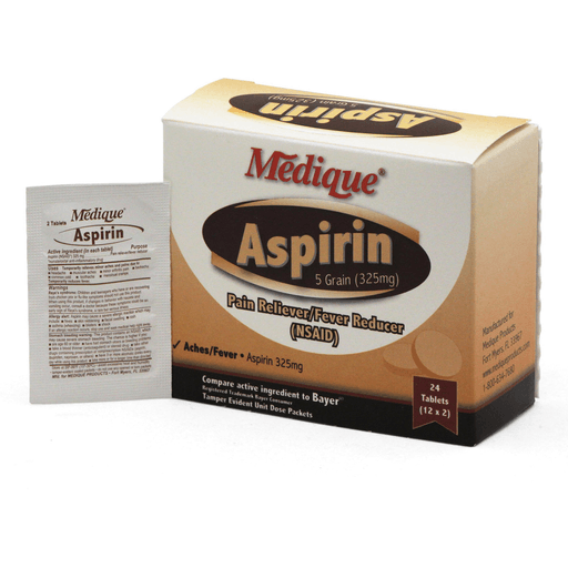ASPRIN, TAB 325MG (24/BX) | Quantity - 1x BX