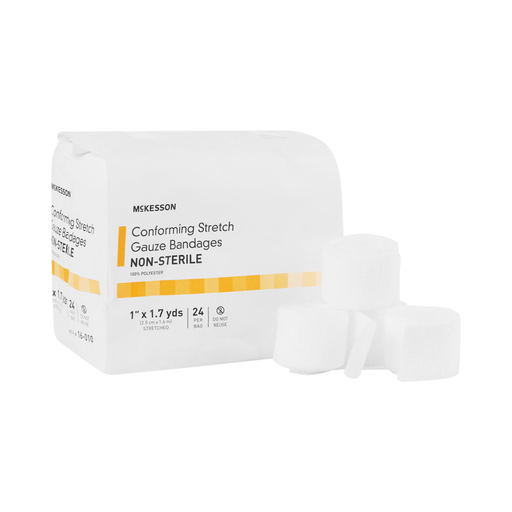 McKesson Conforming Bandage, 1 Inch x 1-7/10 Yard | Quantity - 1x CS