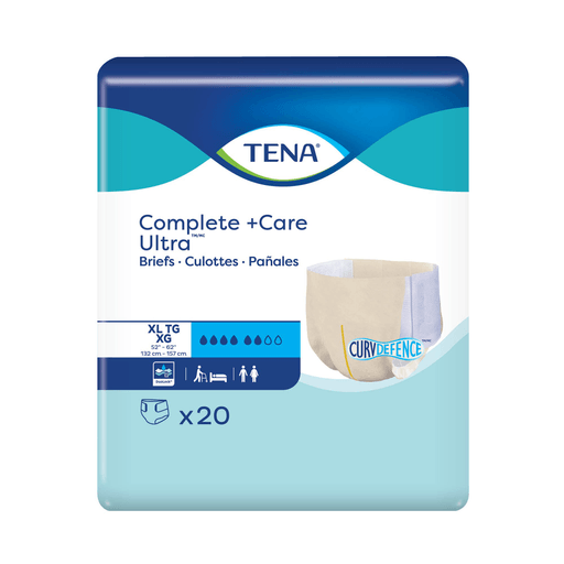 TENA Complete +Care Ultra™ Briefs with CurvDefence™, X-Large | Quantity - 1x CS