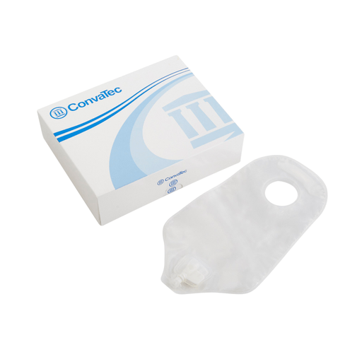 Sur-Fit Natura® Two-Piece Transparent Urostomy Pouch, 1¾ Inch Flange | Quantity - 1x BX