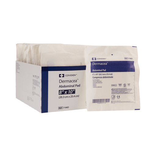 Dermacea™ Sterile Abdominal Pad, 8 x 10 Inch | Quantity - 1x CS