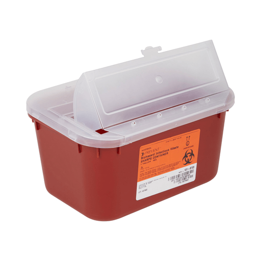 McKesson Prevent® Multi-purpose Sharps Container, 1 Gallon, 5 x 10 x 7 Inch | Quantity - 1x CS