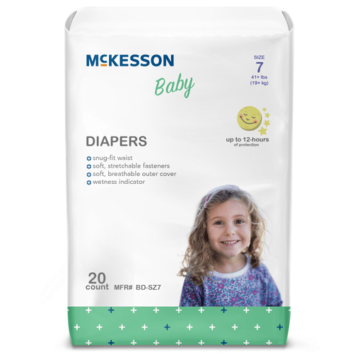 McKesson Baby Diaper, Size 7 | Quantity - 1x BG