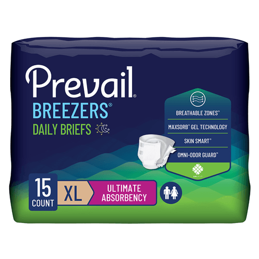 BRIEF, PREVAIL BRTHABL XLG (15/PK 4PK/CS) | Quantity - 1x PK