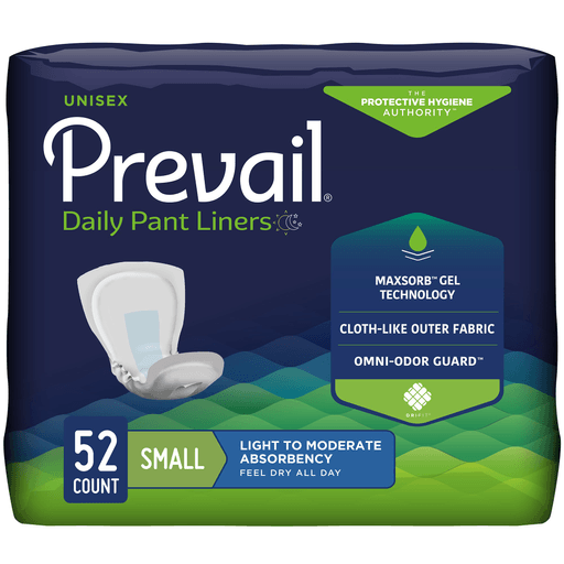 Prevail® Daily Pant Liners Light – Moderate Bladder Control Pad, 12½-Inch Length | Quantity - 1x BG