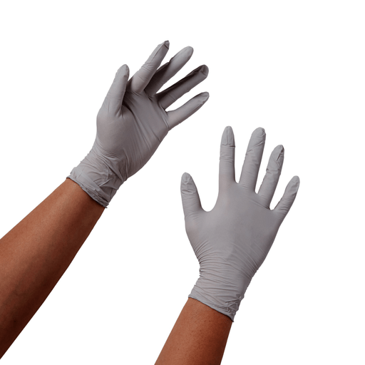 Sterling® Nitrile Exam Glove, Medium, Gray | Quantity - 1x BX