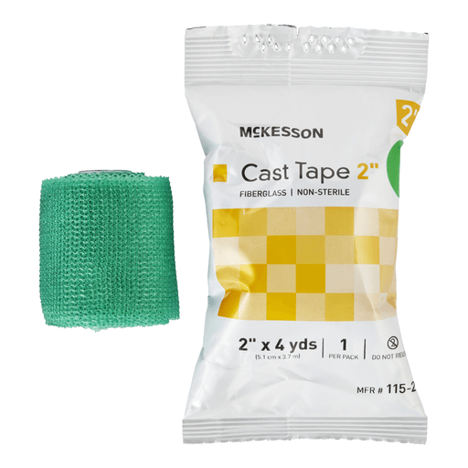 McKesson Green Cast Tape, 2 Inch x 4 Yard | Quantity - 1x BX