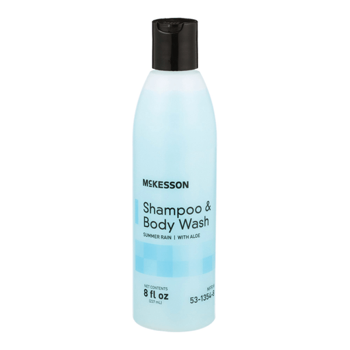 McKesson 2-in-1 Shampoo and Body Wash, Flip-Top Bottle, 8 oz, Summer Rain Scent | Quantity - 1x CS