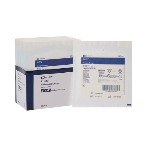 Curity™ Sterile Nonwoven Sponge, 4 x 4 Inch, 4-Ply | Quantity - 1x PK