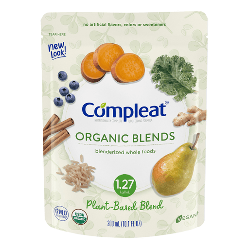 Compleat® Organic Blends Plant Blend Blenderized Whole Foods, 10.1 oz. Pouch | Quantity - 1x CS