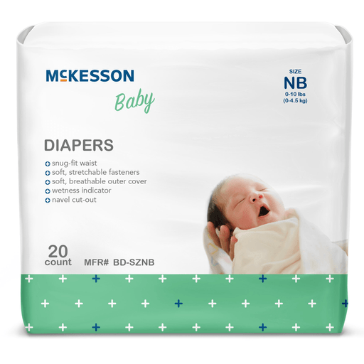 McKesson Baby Diapers, Newborn | Quantity - 1x BG