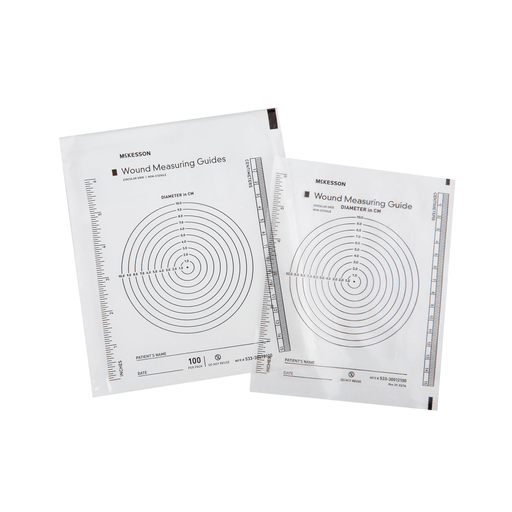 McKesson Plastic Wound Measuring Guide, 5 x 7 Inch | Quantity - 1x EA