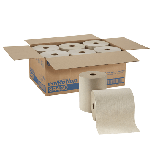 enMotion® Touchless Brown Paper Towel, 10 Inch x 800 Foot, 6 Rolls per Case | Quantity - 1x RL