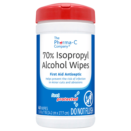 WIPE, WET ISOPROPYL 70% PHARMA-C (40/PK 6PK/CS) | Quantity - 1x CS