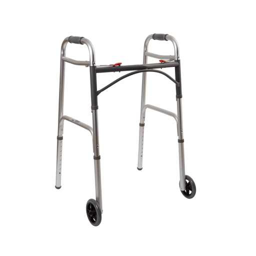 McKesson Folding Walker, Adjustable Height | Quantity - 1x CS