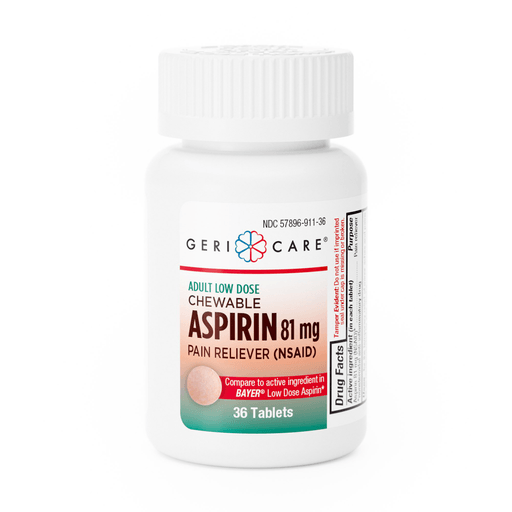 Geri-Care® Low Strength Aspirin Pain Relief | Quantity - 1x BT