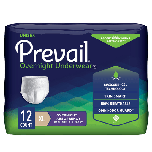 Prevail® Overnight Absorbent Underwear, Extra Large | Quantity - 1x CS