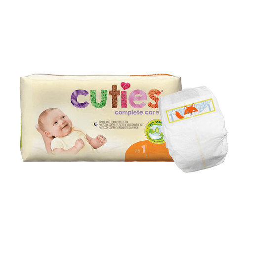 Cuties® Complete Care Diapers, Size 1 | Quantity - 1x CS