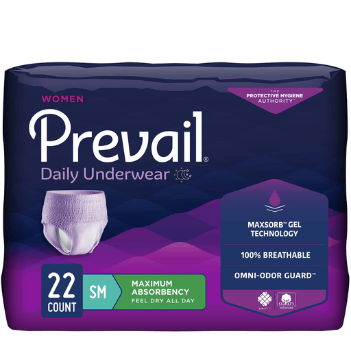 Prevail® Daily Underwear Maximum Absorbent Underwear, Small | Quantity - 1x CS