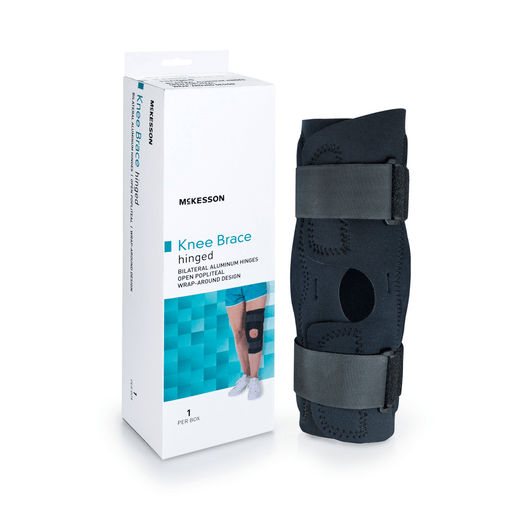 McKesson Hinged Knee Brace, Large | Quantity - 1x EA