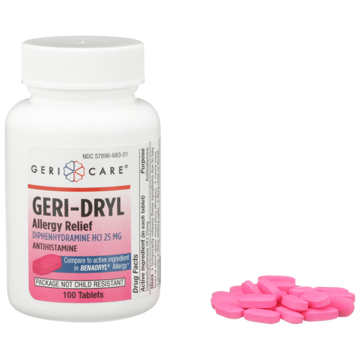 Geri-Dryl Diphenhydramine Allergy Relief | Quantity - 1x CS