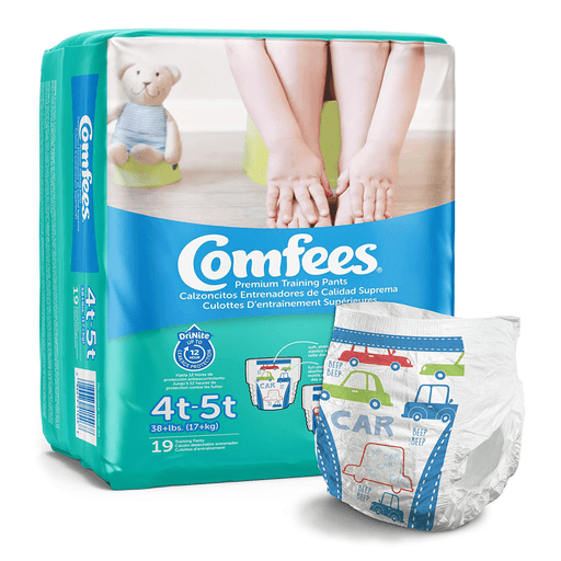 Comfees® Training Pants, 12-Hour Protection, Male Toddler, 4T – 5T, Over 38 lbs. | Quantity - 1x BG
