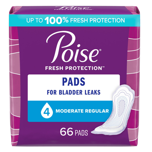 Poise® Moderate Absorbency Bladder Control Pad, Regular Length | Quantity - 1x PK