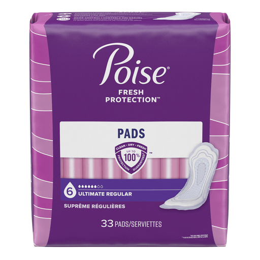 Poise® Bladder Control Pads, Heavy Absorbency | Quantity - 1x PK