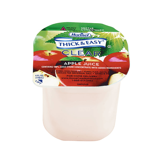 Thick & Easy® Clear Nectar Consistency Apple Thickened Beverage, 4-ounce Cup | Quantity - 1x CS