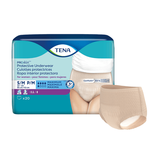 Tena® ProSkin™ Maximum Absorbent Underwear for Women, Small / Medium | Quantity - 1x BG