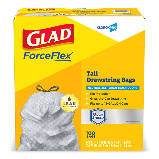 Glad® ForceFlex™ Trash Bag | Quantity - 1x CS