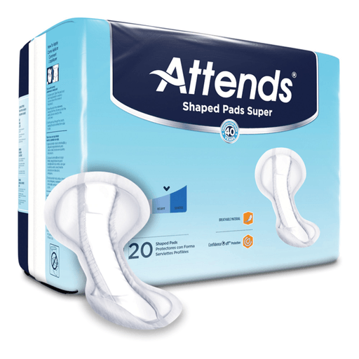 Attends® Shaped Bladder Control Pads, Super | Quantity - 1x CS
