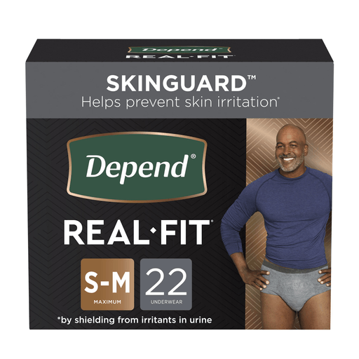 Depend® Real Fit® Maximum Absorbent Underwear, Small / Medium | Quantity - 1x PK