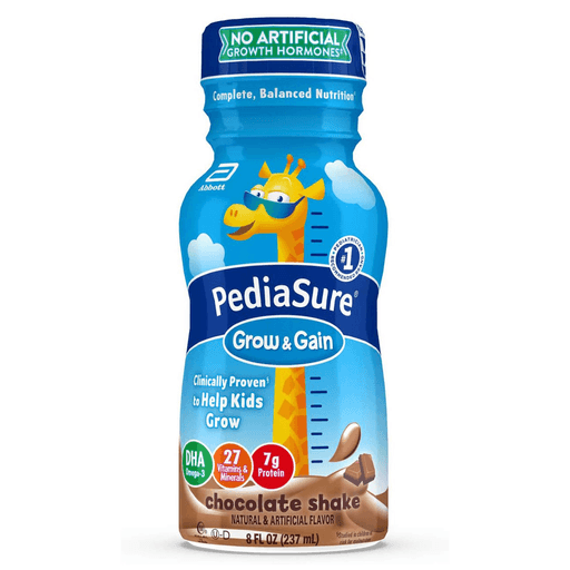 PediaSure® Grow & Gain Chocolate Shake, 8-ounce bottle | Quantity - 1x PK