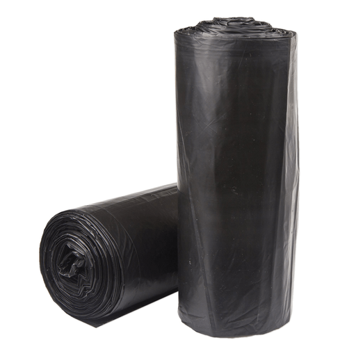 McKesson Trash Can Liners, Extra Heavy Duty Plus, Black, 45 gal. | Quantity - 1x CS