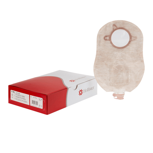New Image™ Two-Piece Transparent Urostomy Pouch, 57 mm Flange, Red Match | Quantity - 1x BX