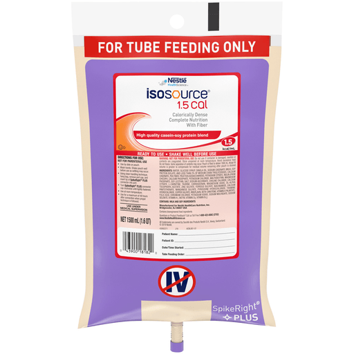Isosource® 1.5 Cal Tube Feeding Formula, 1,500-mL Bag | Quantity - 1x CS