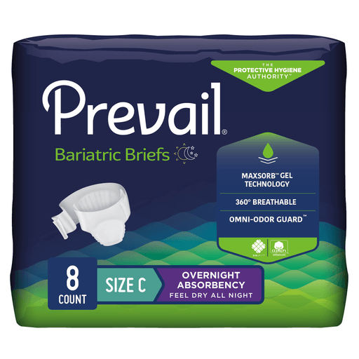 Prevail® Bariatric Ultimate Absorbency Incontinence Brief, Size C | Quantity - 1x BG