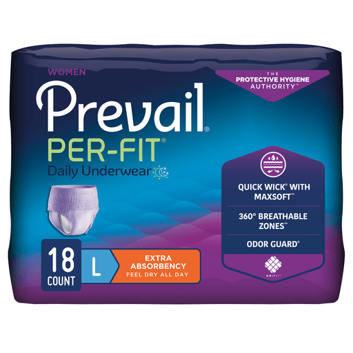 Prevail® Per-Fit® Women Extra Absorbent Underwear, Large | Quantity - 1x BG