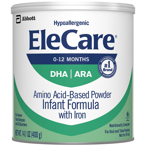 EleCare® with Iron Powder Infant Formula, 14.1-ounce can | Quantity - 1x CS
