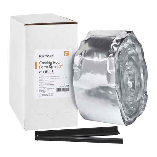 McKesson White Casting Roll Form Splints, 2 Inch x 15 Foot | Quantity - 1x CS