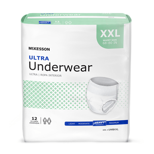 McKesson Ultra Heavy Absorbent Underwear, 2X-Large | Quantity - 1x CS