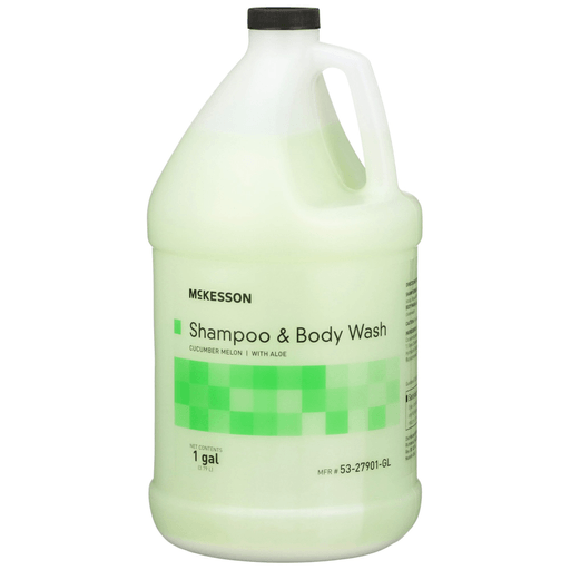 McKesson 2-in-1 Shampoo and Body Wash, Cucumber Melon Scent, 1 Gallon Jug | Quantity - 1x CS