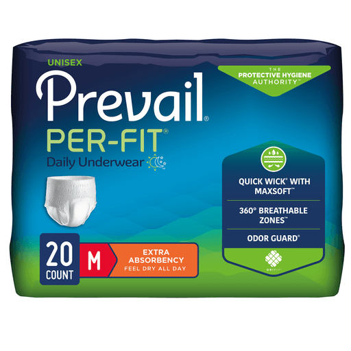 Prevail® Per-Fit® Extra Absorbent Underwear, Medium | Quantity - 1x BG
