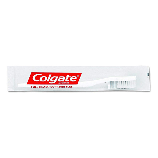 Colgate® White Toothbrush, Full Head, Soft Bristles | Quantity - 1x EA