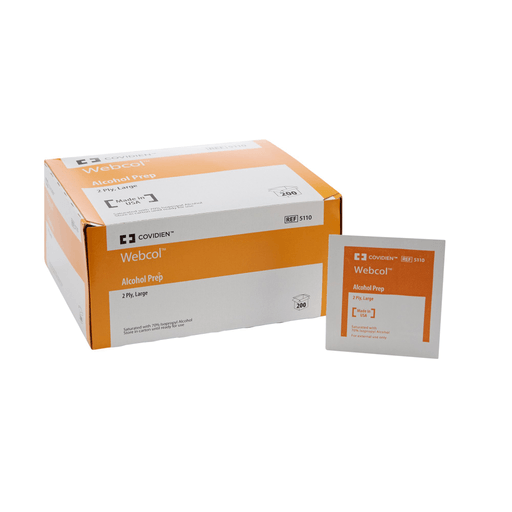 Webcol™ Alcohol Prep Pad, 1.5 x 3.25 Inch, Individual Packets | Quantity - 1x CS