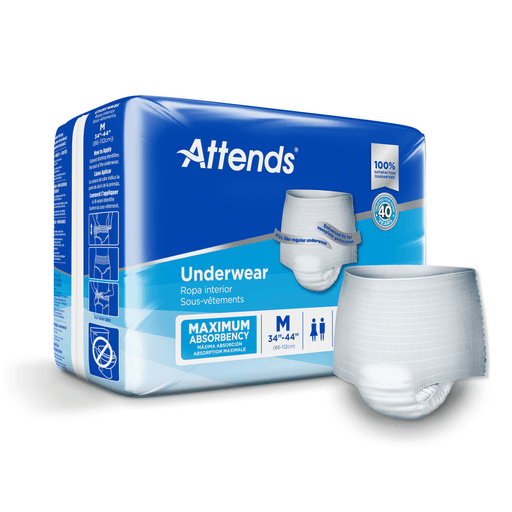 Attends® Extra Absorbency Underwear, Medium | Quantity - 1x CS