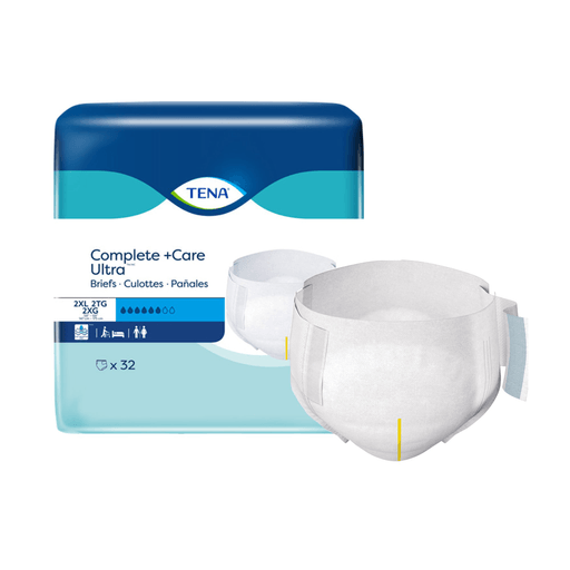 TENA Complete +Care Ultra™ Incontinence Brief, 2X-Large | Quantity - 1x CS