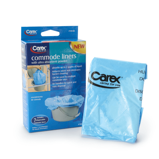 Carex® Commode Liner, 14 x 14 Inch | Quantity - 1x BX